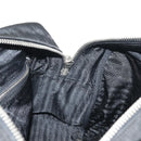 PRADA Shoulder Bag Nylon Black Silver Auth yk19806V-23
