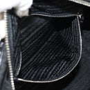 PRADA Shoulder Bag Nylon Black Silver Auth yk19806V-26