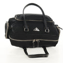 PRADA Shoulder Bag Nylon Black Silver Auth yk19806V-6