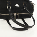 PRADA Shoulder Bag Nylon Black Silver Auth yk19806V-7