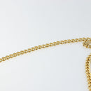 GUCCI Chain Shoulder Bag Leather Beige Gold Auth yk19810-8