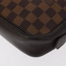 LOUIS VUITTON Damier Ebene Trousse Toilette 25 Clutch Bag N47624 LV Auth yk19812-16
