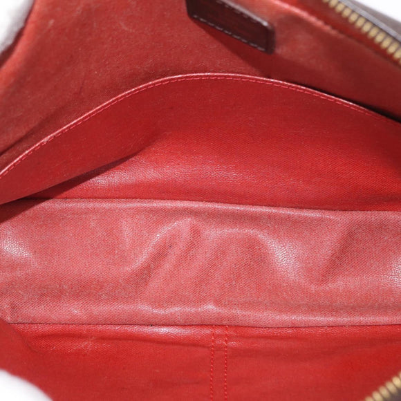 LOUIS VUITTON Damier Ebene Trousse Toilette 25 Clutch Bag N47624 LV Auth yk19812