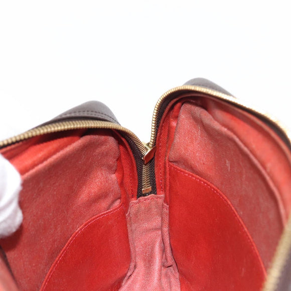 LOUIS VUITTON Damier Ebene Trousse Toilette 25 Clutch Bag N47624 LV Auth yk19812