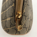 GUCCI Horsebit GG Supreme Pouch PVC Beige Gold 774337 Auth yk19813V-8