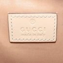 GUCCI Horsebit GG Supreme Pouch PVC Beige Gold 774337 Auth yk19813V-17