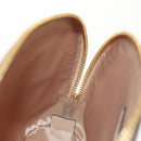 GUCCI Horsebit GG Supreme Pouch PVC Beige Gold 774337 Auth yk19813V-10