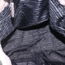 PRADA Tote Bag Leather Beige Silver Auth yk19816-11