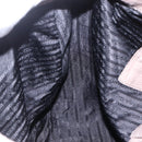 PRADA Tote Bag Leather Beige Silver Auth yk19816-19