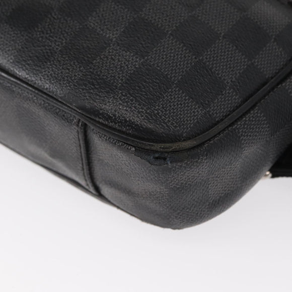 LOUIS VUITTON Damier Graphite Ambreil Shoulder Bag N41289 LV Auth yk19819