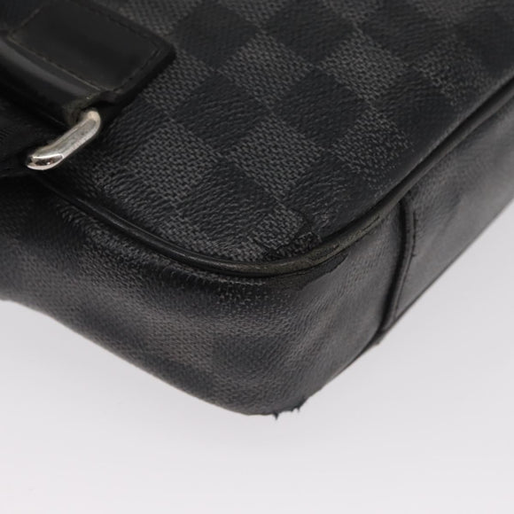 LOUIS VUITTON Damier Graphite Ambreil Shoulder Bag N41289 LV Auth yk19819