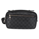 LOUIS VUITTON Damier Graphite Ambreil Shoulder Bag N41289 LV Auth yk19819-13