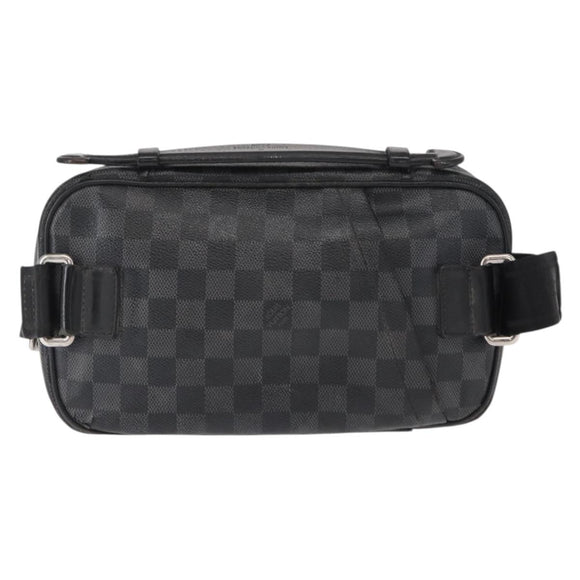 LOUIS VUITTON Damier Graphite Ambreil Shoulder Bag N41289 LV Auth yk19819