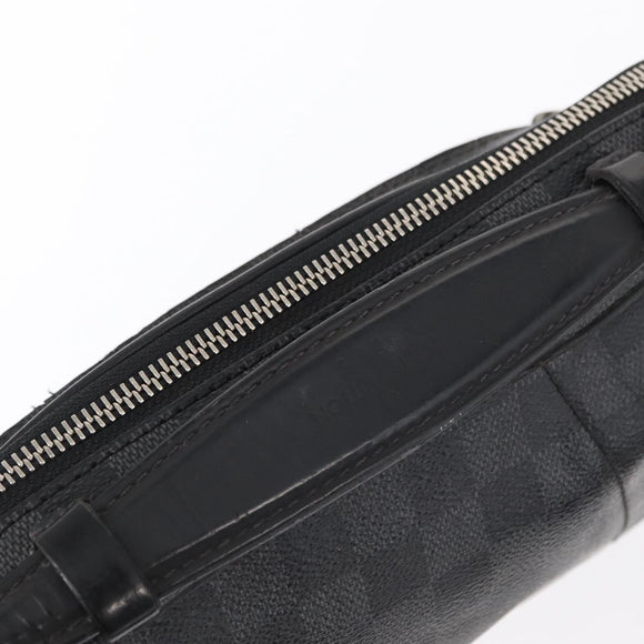 LOUIS VUITTON Damier Graphite Ambreil Shoulder Bag N41289 LV Auth yk19819