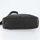 CHANEL Matelasse Shoulder Bag Lamb Skin Black Gold CC Auth yk19820-5