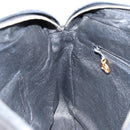 CHANEL Matelasse Shoulder Bag Lamb Skin Black Gold CC Auth yk19820-21