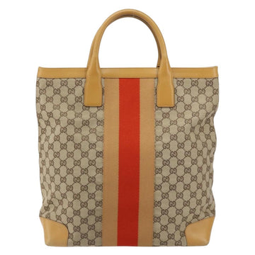 GUCCI GG Canvas Sherry Line Hand Bag Beige Red 002 1093 3444 Auth yk19823 - 0