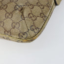 GUCCI GG Crystal Shoulder Bag Beige Gold 189749 Auth yk19824-10