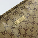 GUCCI GG Crystal Shoulder Bag Beige Gold 189749 Auth yk19824-14