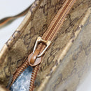 GUCCI GG Crystal Shoulder Bag Beige Gold 189749 Auth yk19824-15