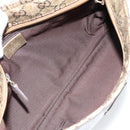 GUCCI GG Crystal Shoulder Bag Beige Gold 189749 Auth yk19824-17