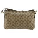 GUCCI GG Crystal Shoulder Bag Beige Gold 189749 Auth yk19824-3