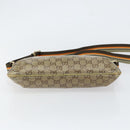 GUCCI GG Crystal Shoulder Bag Beige Gold 189749 Auth yk19824-9