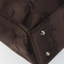 SAINT LAURENT Cassandra Hand Bag Nylon Black Auth yk19827-14