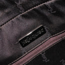 SAINT LAURENT Cassandra Hand Bag Nylon Black Auth yk19827-11
