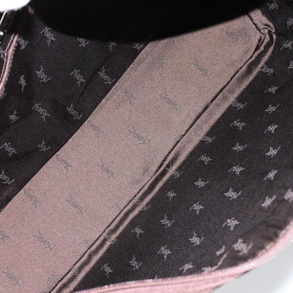 SAINT LAURENT Cassandra Hand Bag Nylon Black Auth yk19827