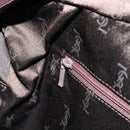 SAINT LAURENT Cassandra Hand Bag Nylon Black Auth yk19827-19