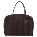 SAINT LAURENT Cassandra Hand Bag Nylon Black Auth yk19827-13