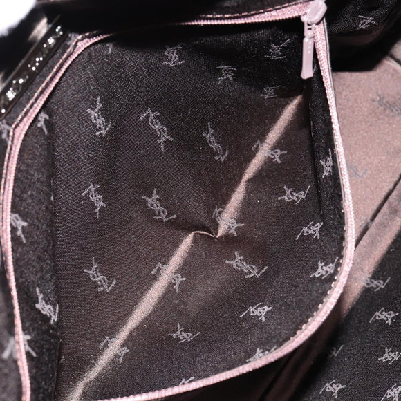 SAINT LAURENT Cassandra Hand Bag Nylon Black Auth yk19827