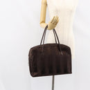 SAINT LAURENT Cassandra Hand Bag Nylon Black Auth yk19827-21