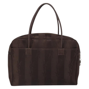 SAINT LAURENT Cassandra Hand Bag Nylon Black Auth yk19827 - 0