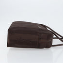 SAINT LAURENT Cassandra Hand Bag Nylon Black Auth yk19827-3