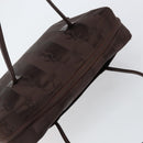 SAINT LAURENT Cassandra Hand Bag Nylon Black Auth yk19827-6