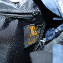 VERSACE Shoulder Bag Cotton Green Gold Auth yk19828-19