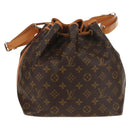 LOUIS VUITTON Monogram Petit Noe Shoulder Bag M42226 LV Auth yk19830V-2