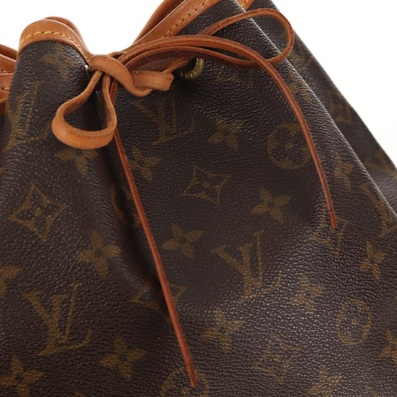 LOUIS VUITTON Monogram Petit Noe Shoulder Bag M42226 LV Auth yk19831V