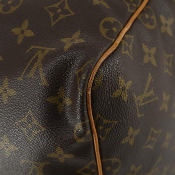 LOUIS VUITTON Monogram Keepall 55 Boston Bag M41424 LV Auth yk19832V