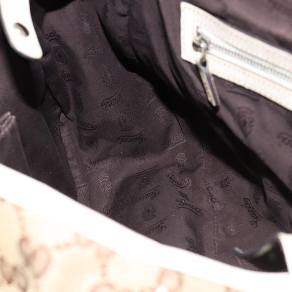 GUCCI GG Canvas GG Twins Tote Bag Beige Gold 232963 Auth yk19838