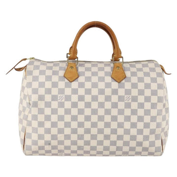 LOUIS VUITTON Damier Azur Speedy 35 Hand Bag N41535 LV Auth yk19840 - 0