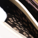 SAINT LAURENT Shoulder Bag Leather Beige Gold Auth yk19842-22