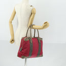 FENDI Hand Bag Coated Canvas Pink Gold Auth yk19843-20