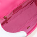 CHANEL Matelasse Chain Shoulder Bag Lamb Skin Pink Gold CC Auth yk19844A-21