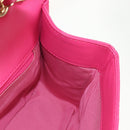 CHANEL Matelasse Chain Shoulder Bag Lamb Skin Pink Gold CC Auth yk19844A-22