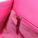 CHANEL Matelasse Chain Shoulder Bag Lamb Skin Pink Gold CC Auth yk19844A-24