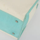 TIFFANY&Co. Hand Bag Canvas 2way White Silver Auth yk19846-10