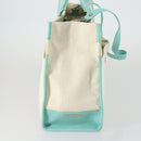 TIFFANY&Co. Hand Bag Canvas 2way White Silver Auth yk19846-3